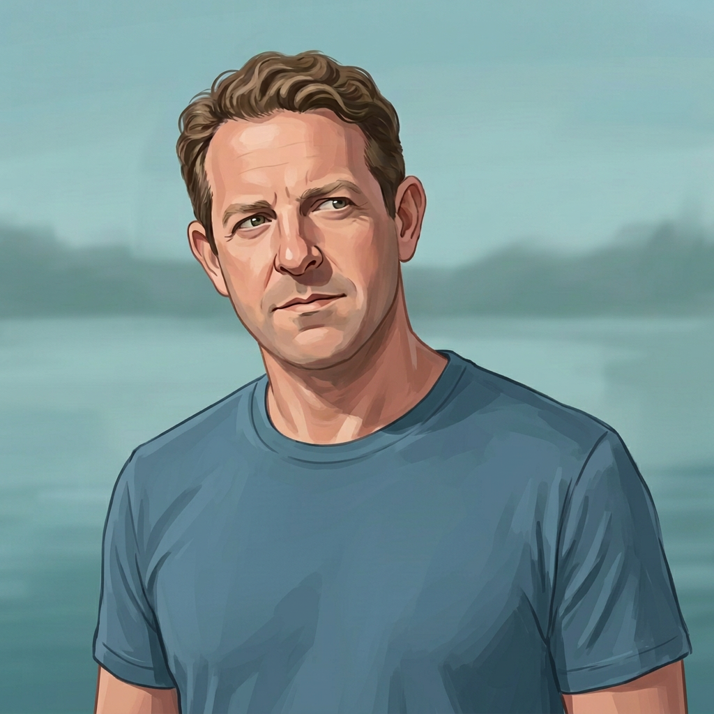Illustrated portrait of Mike, a Boathouse expert